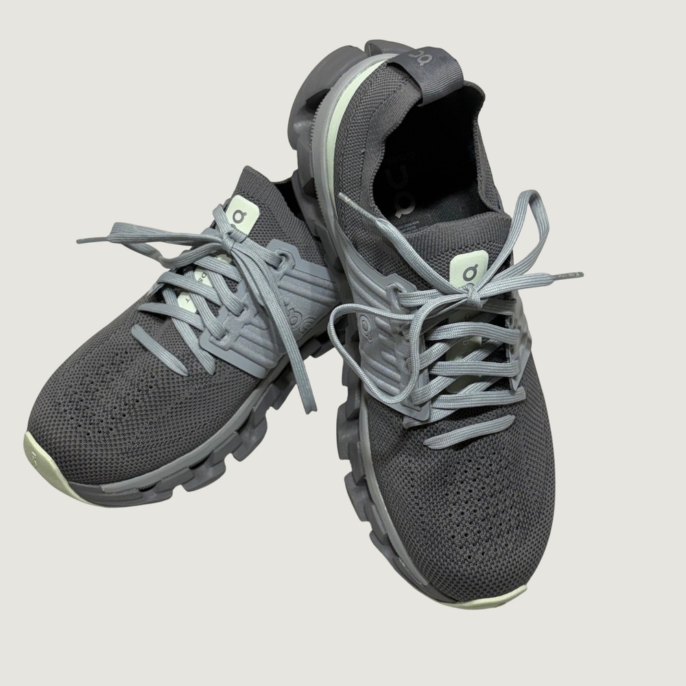 On Running Cloudswift 3 Shoes Womens 7 3WD10452551 Rock/Lima (Gray Lime) Sneaker